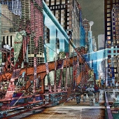 Teresa Gierwielaniec Rozanacki - "Chicago Bridges I” – http://www.teresaarts.com/