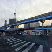 4th Place – Ruimiao Wang - "Urban Landscape” – wangru@pobox.pafa.edu