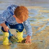 Hon. Mention – Jill Corless - "Toeheads and Tide Pools” – http://jillcorlessfineartgallery.com