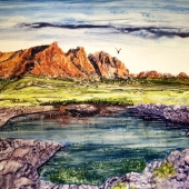 Jan Lowe - "Lesotho Mountains SA” – http://www.janlowefineart.com/