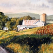 Stephen Edwards - "Tranquil Morning outside Lancaster” – http://www.stephen-edwards-artist.com/