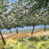 Shirley Pearsall - "Glastonbury Orchard” – spearsall47@gmail.com
