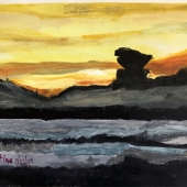 Jean A Celestine - "Sunset over Asuncion, Paraguay” – jacelestine@gmail.com