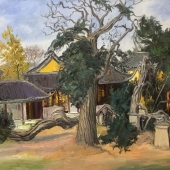 Hongran Zhang - "Gubai Temple Yard” – 2762024522@qq.com