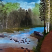 Lana Fultz - "Into the Woods” – http://artist.com/lana-fultz-2749/