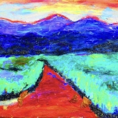 Lynn Rogers - "Red Road” – http://lynn-rogers.fineartamerica.com/