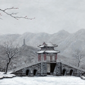 9th Place – Yuan hua Jia - "Beautiful Snow on the Western Mountains” – www.jiayuanhua.com
