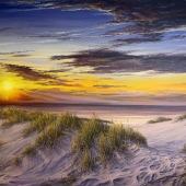 Hon. Mention - Andres Gonzalez Diaz - "Sunset on the Beach” – www.andresartlandscape.com