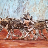 Kathy Christian - "The Hunting Party” - https://www.facebook.com/kchristianart