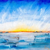 Haiping Qin - “Early Morning in Golmud” - 1264642110@qq.com