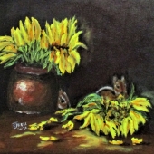 Clyde J. Kell - “Sunflower Thieves” - http://www.cjkellartworks.com/