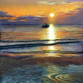 Jody Shyllberg - “Sunset Mooring” – http://www.naturepastels.com/