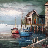 Tiffany Mañoso - “By the Port” – artbytiffanymanoso@gmail.com