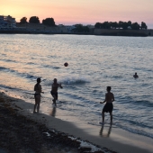 Jo Scheder - "Dusk Volleyball, Crete” – jscheder67@gmail.com