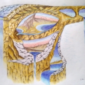 Norm Ellis - "Fantasy 19” – https://southerncaliforniaartists.org/portfolio/norm-ellis/