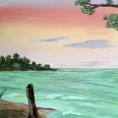 Dawn Kehr - "Green Sea” – https://www.facebook.com/people/Art-of-Dawn-Kehr/100063571713185/