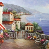 Tiffany Mañoso - “Seaside Living” – artbytiffanymanoso@gmail.com