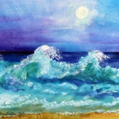 Lynne Waters Griffey - “Moonlight Magic” – lynnegriffeyart@gmail.com