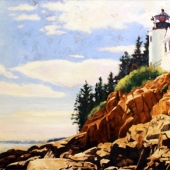 Steve Kavalec - "Bass Harbor Light” – http://www.stevekavalec.com