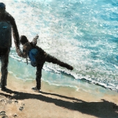 Merana Cadorette - "Beach Hike” – https://merana-cadorette.pixels.com/