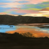 Paul Edmond - "Mockingee Lake” – http://pauledmondfineart.com/