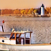 Linda Greenwood - "Lobster Boat” – linda@greenwoodbiz.com