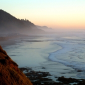 Hon. Mention – Phillip A Windell - "Sea Rose Beach, OR, at Sunset #3” – www.pawindell-photos.com