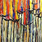 Cristina Rimniceanu – “Torches” – http://www.cristinapainting.com/