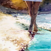 Evgenia Belyaeva-Cordie - "Summer Feeling, Hot & Cold” – https://www.facebook.com/magical.watercolor.evgenia/?ref=pages_you_manage