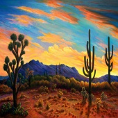 Hovik Khodabakhshian - "Sonoran Desert Sunset - Arizona” – hovik2851@yahoo.com