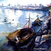 Diane Morgan - "Punte del Este Harbor” – http://www.dianemorganpaints.com/