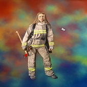 Stevemotheartist - "Fire Fighter” – stevemo3art@gmail.com