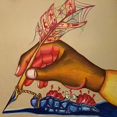 Arnab Barua - "The Hand of Historian” – https://arnabbaruaphysics.wixsite.com/artist
