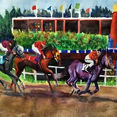 Carolann Thaw - "The Finish Line” – http://carolannart.net/