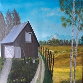Lana Fultz - "Country Farm” – http://artist.com/lana-fultz-2749/