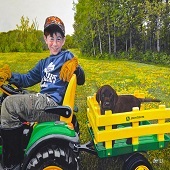 10th Place – Cher Pruys - "Precious Cargo” – https://artbycher.ca