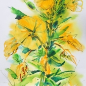 Theodore Heublein - "Forget Me Nots 3” – http://www.theodoreheubleinart.com/