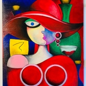 Rudy Cortez - "Lady in Red - La Dama de Rojo” – http://www.cortezpaintings.com/