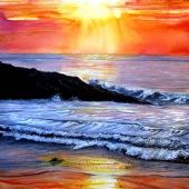 Linda Callaghan - "Sunset” – http://www.lindart.com.au/