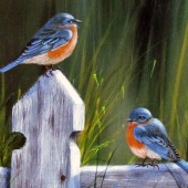 Rebecca Case - "Bluebird Morning” – https://www.facebook.com/CaseCreations