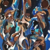 Ashlee Rene Thompson - "Toxic Blue” – http://www.artbyarthompson.com/