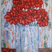 Stephen Spence - "Flowers on the Table” – http://art-by-stph-spence.weebly.com/
