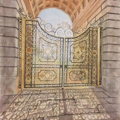 Claire Bureau - “Chatsworth Gate” – https://clairebureauart.weebly.com/