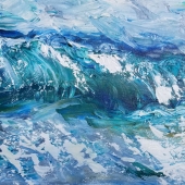 Stephanie Aguilar - “Breaking Waves” – https://outsidethecubicleart.pixels.com/