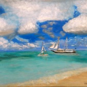 Bert Grant– “Sailing in Aruba” – www.bgrantart.com