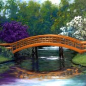Mark Jungmeyer –  "Bridge in the Japanese Garden" – www.markjungmeyer.com
