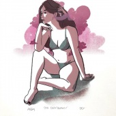 Jane Driscoll – “The Overthinker” – www.plainjaneart.tumblr.com