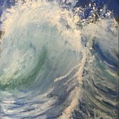 Peggy Paulson – “The Wave” – www.facebook.com/pegspaintings