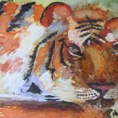 Ilona Benzel - “Tiger, Tiger” – www.ormondbeachartbenzel.com