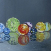 5th Place – Caryn Coville – “Marbles No. 3” – www.caryncoville.com